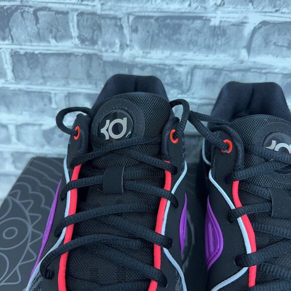 Nike KD 16 Low Pathway Royalties Black Silver DV2917-002 Mens Size 9.5 New - Picture 3 of 6